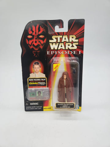 Star Wars Episode 1 Anakin Skywalker Naboo Action Figure Hasbro 1999 CommTech.