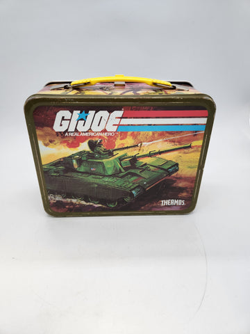 GI Joe Metal Lunch Box 1982 HASBRO & Thermos complete 🔥.