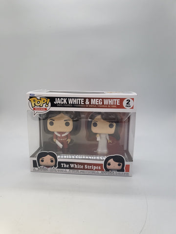 Funko Pop! The White Stripes 2 Pack : Jack White & Meg White.