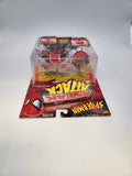 Toy Biz 1997 Marvel Comics Web Flyers COPTER SPIDER-MAN with WEB COPTER RACER.