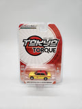 Greenlight Tokyo Torque Series 7 1970 Datsun 510 4-Door Sedan 1:64 Diecast.