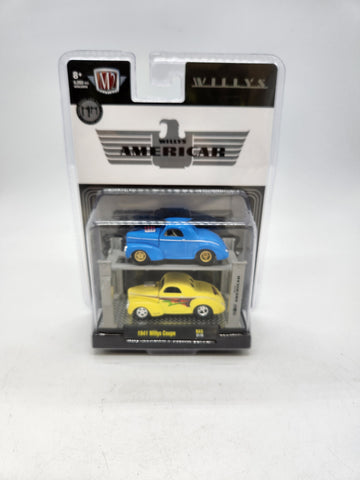 M2 Machines Auto Lifts Willys Americar 1941 Willys Coupe R23 1:64 Diecast.