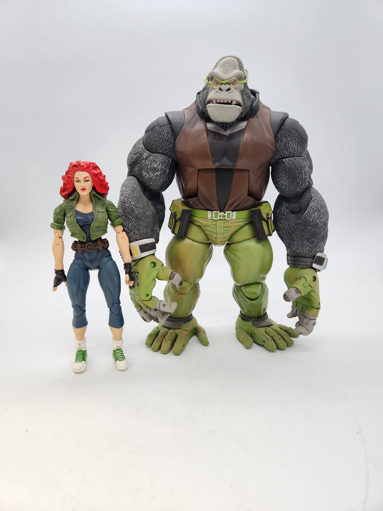 Legendary Comic Book Heroes Baf Monkey Man With Ann O Brien Build