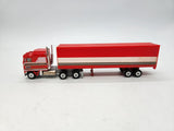 Vintage Yatming BJ and the Bear Red Semi Truck with Trailer Diecast 80s.