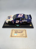 1999 Rusty Wallace #2 Miller Lite Penske-Kranefuss Racing 1:18 NASCAR Revell Club Piece 1 of 504 VERY RARE.