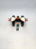 Coleco Starcom Starhawk Fighter Jet w/ Lt. Jeff Carrier Mattel 1987.
