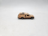 Hot Wheels MiniTrek Toyota Truck Vintage 1980 Good Time Camper Tan Diecast Metal.