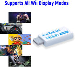 Wii to HDMI Converter Output Video Audio Adapter for Wii