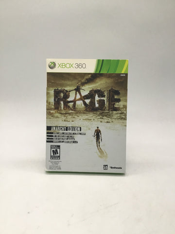 Rage Anarchy Edition Microsoft Xbox 360, 2011 3-disc set, complete