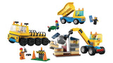 LEGO® City Construction Trucks and Wrecking Ball Crane 60391.