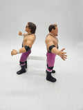 Vintage 1980s WWF LJN Hart Foundation Action Figures - Bret Hart & Jim Neidhart.