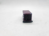 1990 Hot Wheels Color Racers II Letter Getter Maroon Mail Truck.