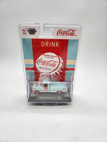 M2 Machines Coca Cola 1969 Ford F-100 Ranger Truck 1/750 Chase Red Chrome New 🔥
