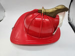 Texaco Fire Chief Hat Vintage Toy 1960s with speaker & microphone.