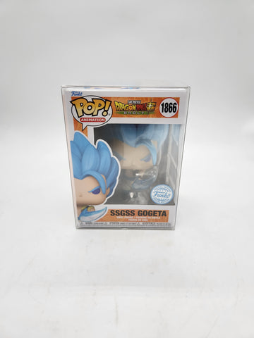 Funko POP! Dragon Ball SSGSS Gogeta #1866 W/protector.