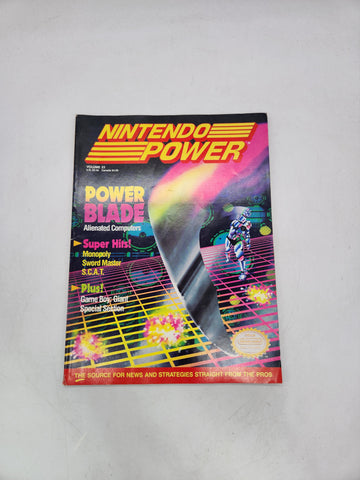 Nintendo Power Vol 23 April 1991, Power Blade w/poster & inserts.