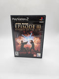 Star Wars Episode III Revenge of the Sith PlayStation 2, 2005 PS2.