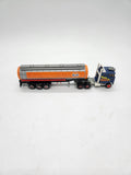 Majorette Tanker Semi Trailer Truck Gulf Orange 1/87.