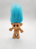 Forest Troll Doll  Blue Hair.