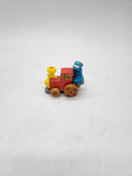 1981 Playskool Muppets Sesame Street Cookie Monster Red Train Engine.