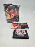 Joe Montana Football Sega Mega Drive Game 16 Bit Cart CIB.