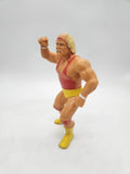 WWF action figure: Hulk Hoggan, Red Shirt Titan Sports, Hulkamania LJN 1988.