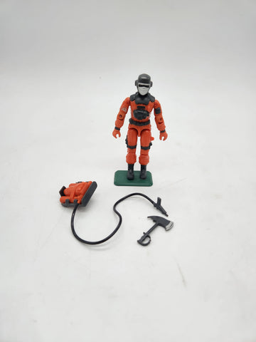 GI Joe 1985 Barbecue V1 Complete File Card Hasbro ARAH Vintage Action Figure.