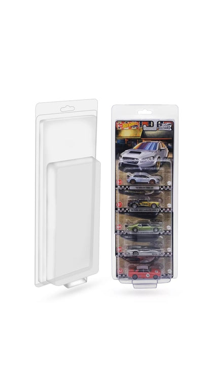 Display Case Protector for Mainline and Matchbox/Hot Wheels 5 Car Case 1/64.