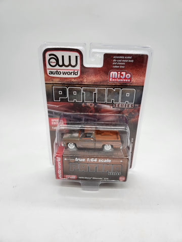 1/64 Auto World Mijo Exclusives 1978 Chevy Silverado C10 Patina.