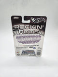 2003 Hot Wheels Rockin' Rods 4/4 TIRE FRYER Black/Silver w/Real Riders GDYR Pfds.