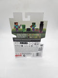 MINECRAFT Overworld Zombie Figure Flesh Spawner Fully Articulated Mojang 2024.