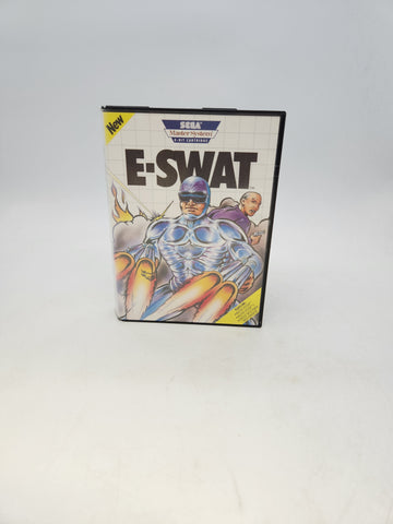 E-SWAT Sega Master, 1990 Game And Box, No Manual.
