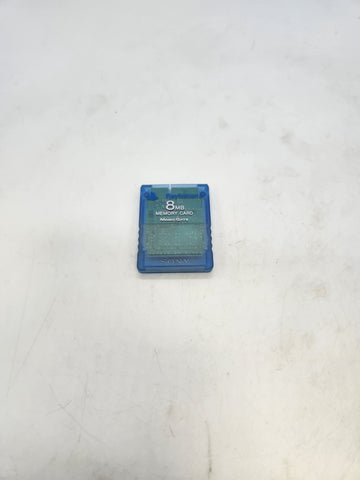 PS2 Memory Card, Original Blue 8MB.