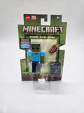 MINECRAFT Overworld Zombie Figure Flesh Spawner Fully Articulated Mojang 2024.