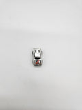 Vintage Micro Machines Ferrari 308 Classy Chrome Silver 1989 Galoob.