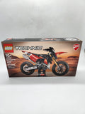 Lego 42238 Ducati Desmo450 MX Factory Motorcycle.