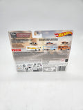 Hot Wheels Premium Team Transport Mad Mike Mazda RX3 GT & Hauler 1:64 Diecast.