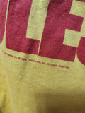 Vintage 1983 Hulk Hogan Rules Tank Top Medium WWF Yellow Authentic with Bandana.