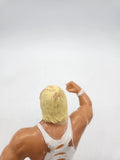 WWF LJN Hulk Hogan White Shirt Wrestling Superstars Action Figure 1988.
