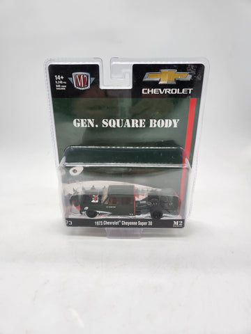M2 Machines 1/64 Gen. Square Body 1973 Chevy Cheyenne Super 30 Bedless.