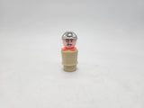 Vintage Fisher Price Little People CONSTRUCTION MAN WORKER w/ SILVER HAT.