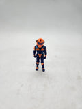 Vintage 1986 Kenner MASK Calhoun Burns Raven Action Figure with Helmet.