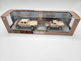 M2 Machines 1977 GMC Sierra Classic 3500 4x4 & GMC Grande 15 Desert Fox 1/64.