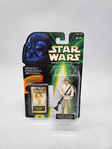 Action Figure NIB - Kenner Green Star Wars Power of the Force Luke Skywalker.