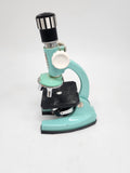 Vintage Tasco Deluxe Zoom Microscope Kit. 50x-750x Reg No.GE 750Z.Teal Rare!