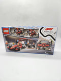 LEGO 60443 City Formula 1 Pit Stop and F1 Mechanics with Ferrari.