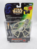 Star Wars The Power of the Force Gunner Station Millennium Falcon with Han Solo.