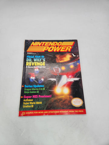 Nintendo Power Magazine Volume 27 Mega Man In Dr. Wily's Revenge August 1991 Complete.