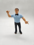 WWF LJN Superstars 1987 Blue Shirt Referee Wrestling Action Figure Vintage.