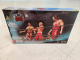 WWE Elite Scott Hall Kevin Nash Hulk Hogan Action Figures, 6-inch Collectible Set.